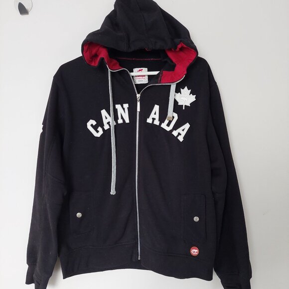 Canada Maple Leaf Zip Up Hoodie, Men's M - Picture 5 of 9